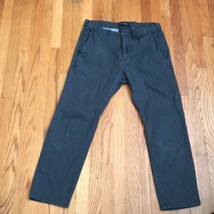 Cropped Khaki Pants From PacSun